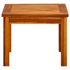 Tavolino da salotto in legno naturale massello di acacia - 45 x 45 x 36 cm