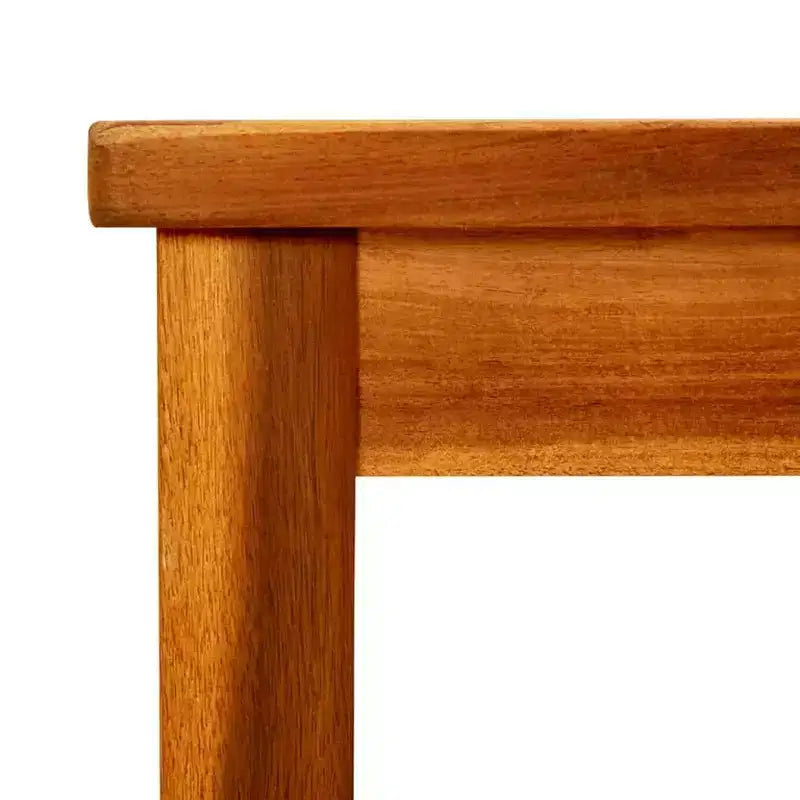 Tavolino da salotto in legno naturale massello di acacia - 45 x 45 x 36 cm