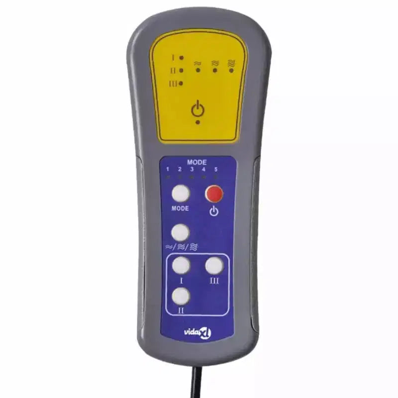 Poltrona reclinabile massaggiante - Manuale Push Back grigio chiaro