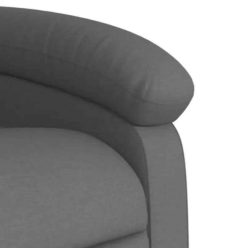 Poltrona reclinabile massaggiante - Manuale Push Back grigio chiaro