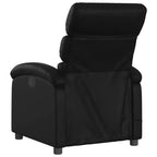 Poltrona reclinabile massaggiante - Manuale Push Back grigio chiaro