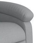 Poltrona reclinabile massaggiante - Manuale Push Back grigio chiaro