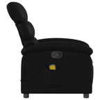 Poltrona reclinabile massaggiante - Manuale Push Back grigio chiaro
