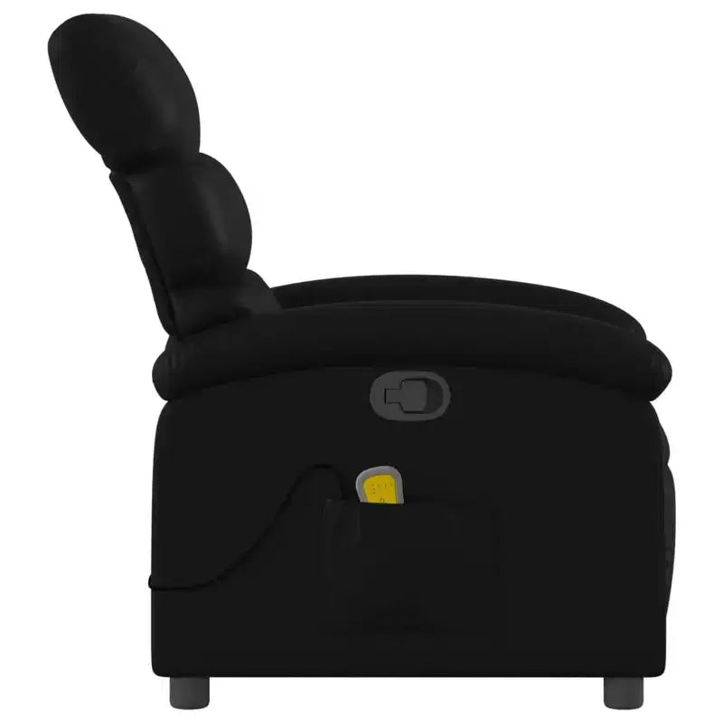 Poltrona reclinabile massaggiante - Manuale Push Back grigio chiaro