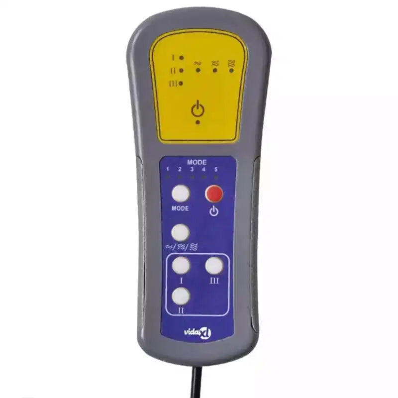 Poltrona reclinabile massaggiante - Manuale Push Back grigio chiaro