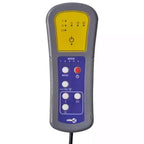 Poltrona reclinabile massaggiante - Manuale Push Back grigio chiaro
