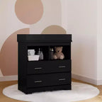 Cassettiera Brookside a 2 cassetti con fasciatoio rimovibile