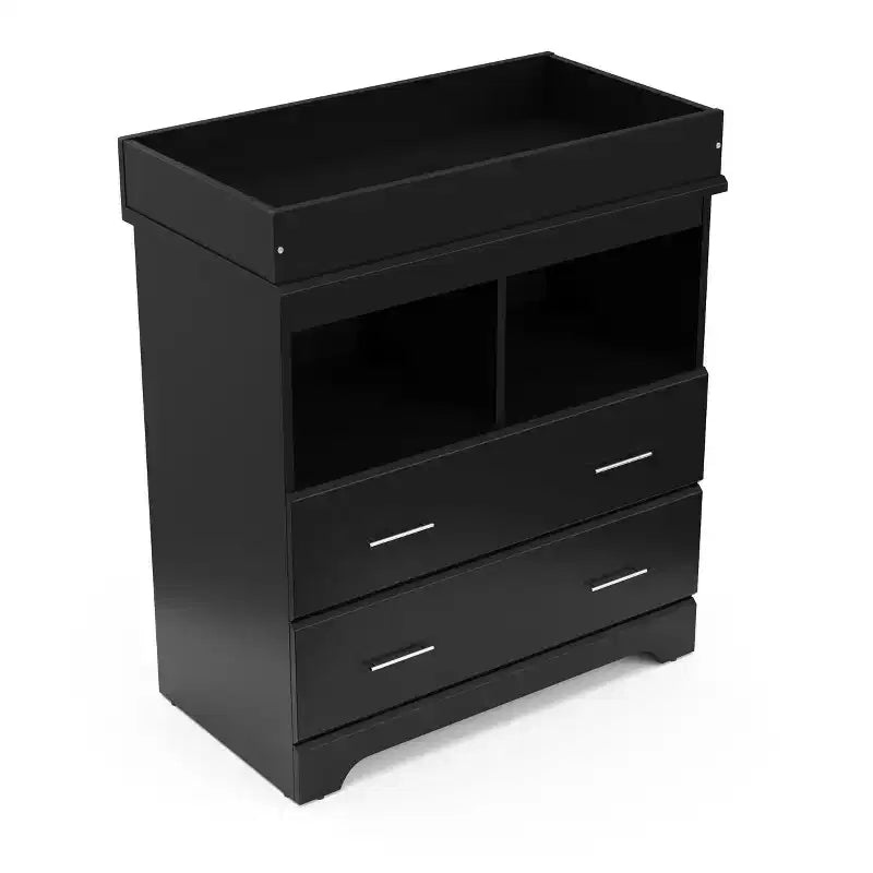 Cassettiera Brookside a 2 cassetti con fasciatoio rimovibile