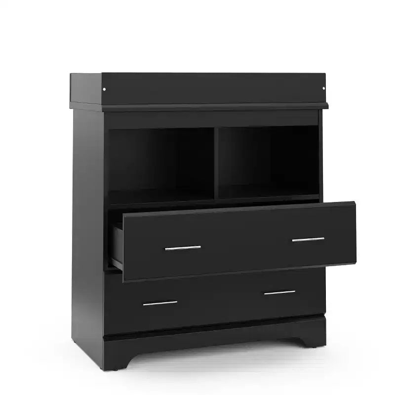 Cassettiera Brookside a 2 cassetti con fasciatoio rimovibile