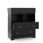 Cassettiera Brookside a 2 cassetti con fasciatoio rimovibile