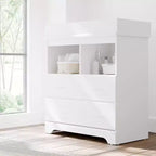 Cassettiera Brookside a 2 cassetti con fasciatoio rimovibile