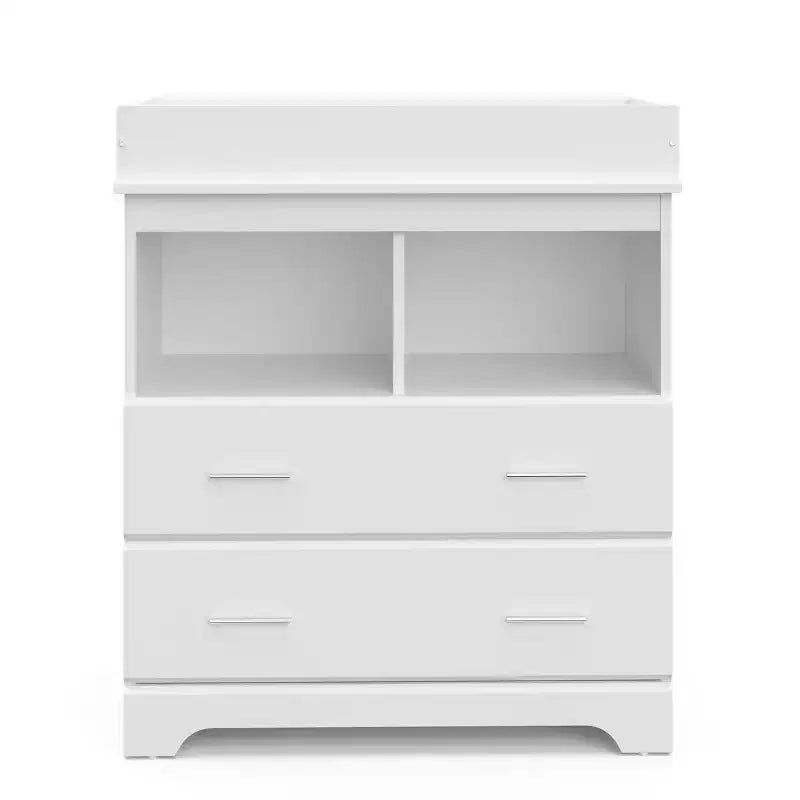 Cassettiera Brookside a 2 cassetti con fasciatoio rimovibile