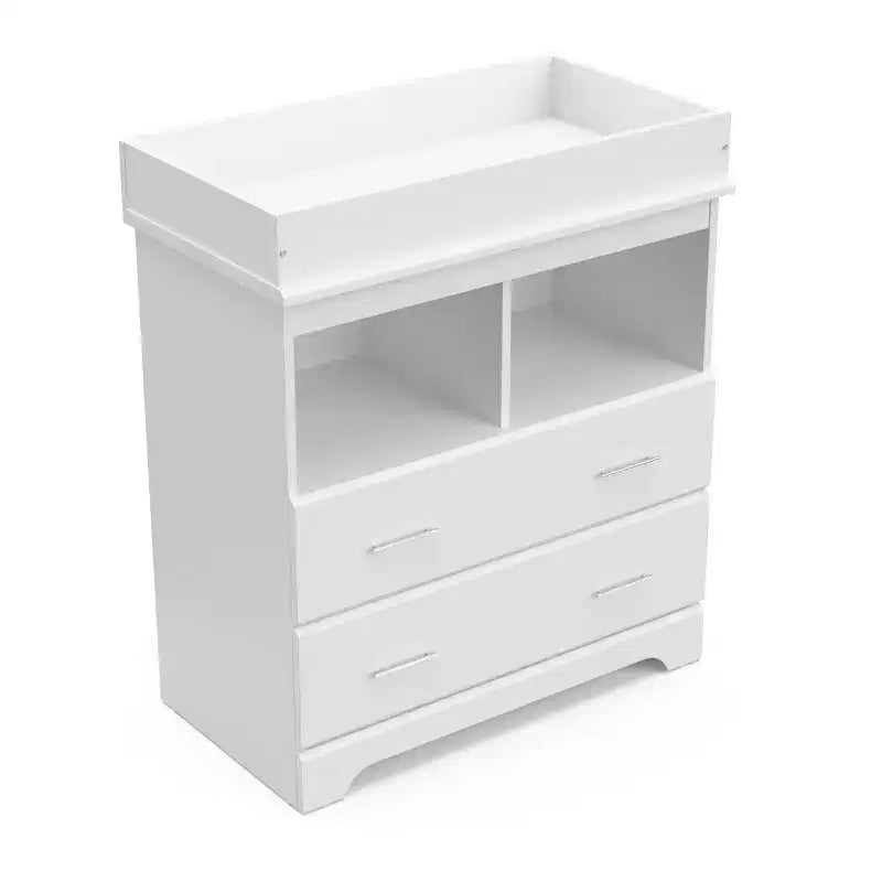 Cassettiera Brookside a 2 cassetti con fasciatoio rimovibile