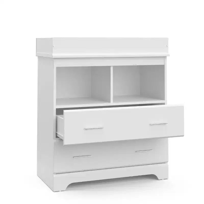Cassettiera Brookside a 2 cassetti con fasciatoio rimovibile