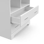 Cassettiera Brookside a 2 cassetti con fasciatoio rimovibile