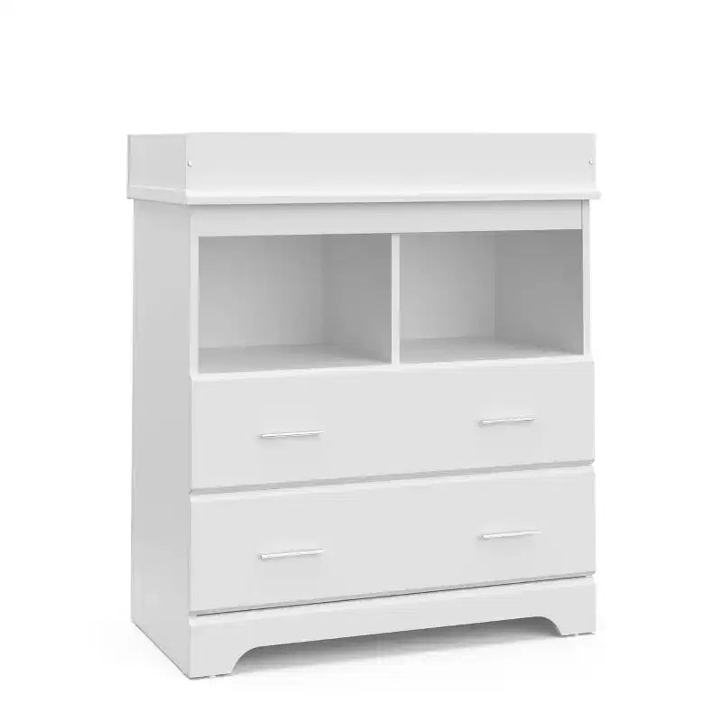 Cassettiera Brookside a 2 cassetti con fasciatoio rimovibile