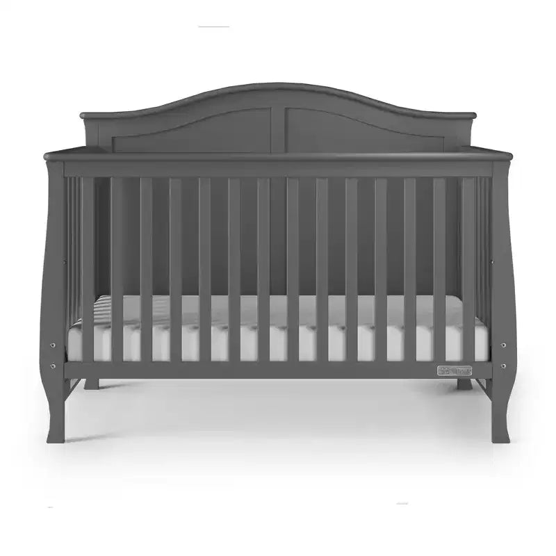 Culla trasformabile 4-in-1 Camden, si trasforma in divanetto, lettino per bambini e letto a una piazza e mezza, 3 posizioni del materasso, finitura sicura per neonati