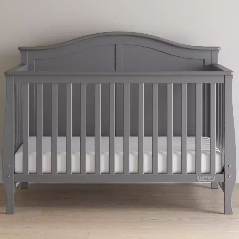 Culla trasformabile 4-in-1 Camden, si trasforma in divanetto, lettino per bambini e letto a una piazza e mezza, 3 posizioni del materasso, finitura sicura per neonati