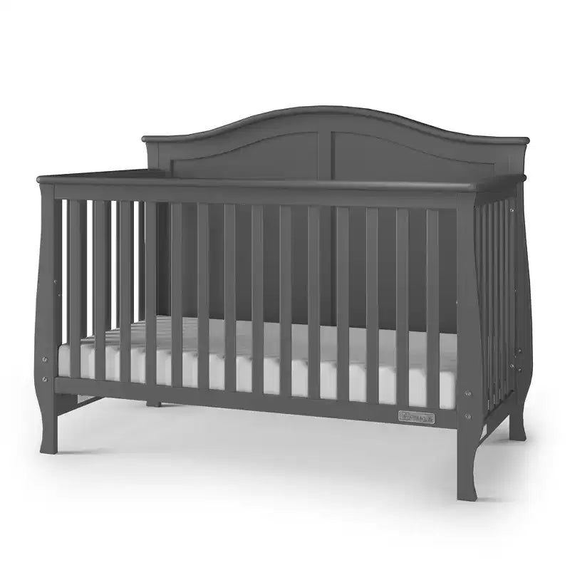 Culla trasformabile 4-in-1 Camden, si trasforma in divanetto, lettino per bambini e letto a una piazza e mezza, 3 posizioni del materasso, finitura sicura per neonati