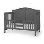 Culla trasformabile 4-in-1 Camden, si trasforma in divanetto, lettino per bambini e letto a una piazza e mezza, 3 posizioni del materasso, finitura sicura per neonati