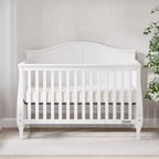 Culla trasformabile 4-in-1 Camden, si trasforma in divanetto, lettino per bambini e letto a una piazza e mezza, 3 posizioni del materasso, finitura sicura per neonati