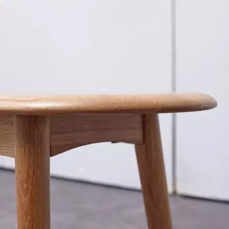 Panca da pranzo in legno sottile da 39,3" con seduta in rovere naturale per uso interno, ideale per ingresso, soggiorno, camera da letto o cucina