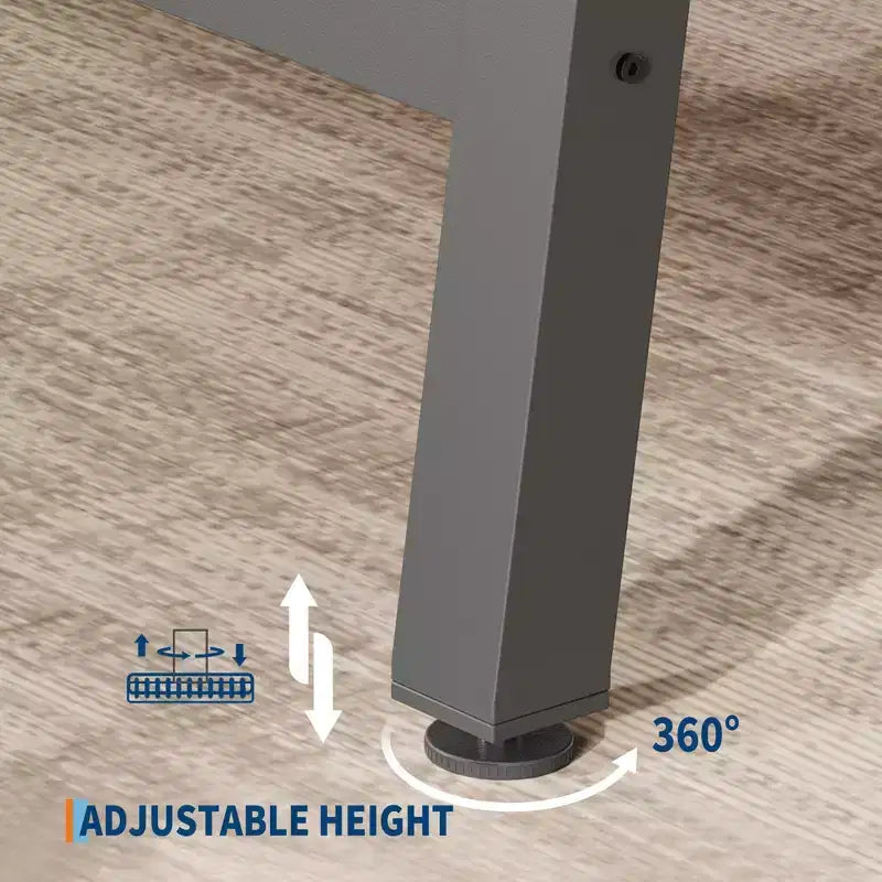 Tavolo da pranzo industriale per 4-6 persone, tavolo da cucina lungo 160 cm in legno con robusto telaio in metallo e finitura grigia - 4 posti, bancone rettangolare