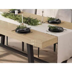 Tavolo da pranzo industriale per 4-6 persone, tavolo da cucina lungo 160 cm in legno con robusto telaio in metallo e finitura grigia - 4 posti, bancone rettangolare