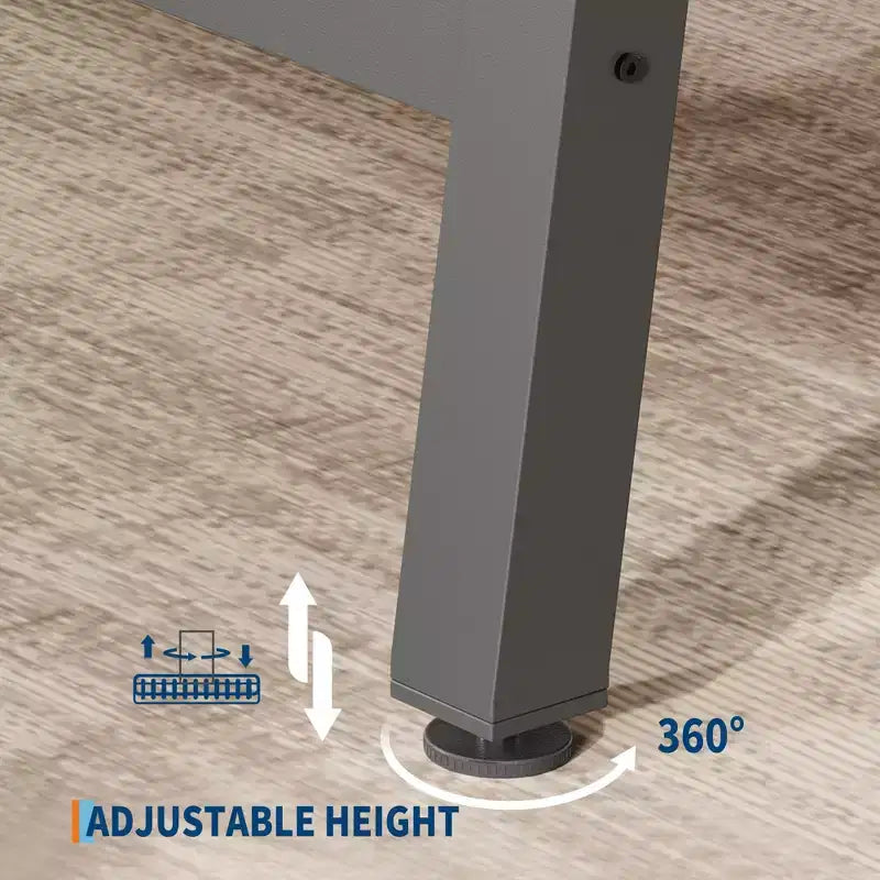 Tavolo da pranzo industriale per 4-6 persone, tavolo da cucina lungo 160 cm in legno con robusto telaio in metallo e finitura grigia - 4 posti, bancone rettangolare