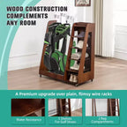 Organizzatore per Sacche da Golf da Garage, Portaoggetti Premium in Legno per Mazze da Golf Adatto a 2 Sacche da Golf, Organizer da Baule per Auto Garage Ripostiglio Cantina