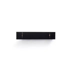 18.11 Mensola galleggiante nera in legno, con staffa invisibile, perfetta per l'arredo di bagno/camera da letto/cucina o come espositore per libri/piante, facile da installare.