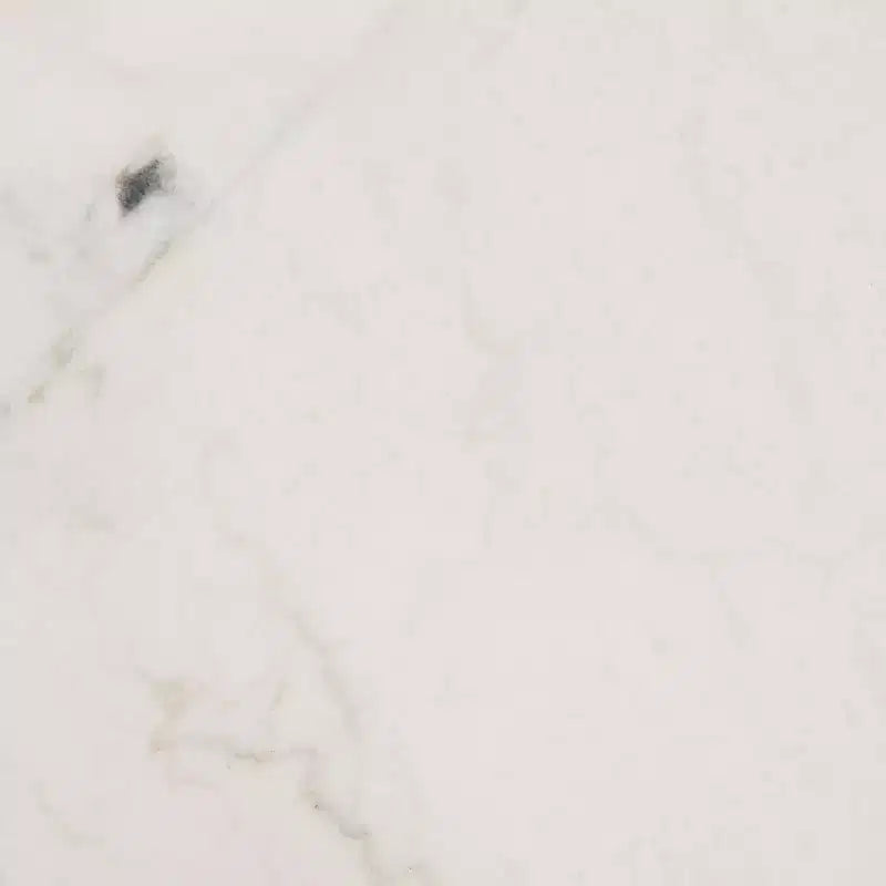 Tavolino rotondo Marini con piano in marmo - ACC8100 - Marmo/Noce