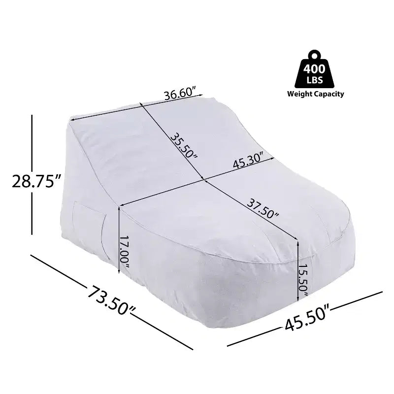 Pouf/Divano letto moderno da esterno
