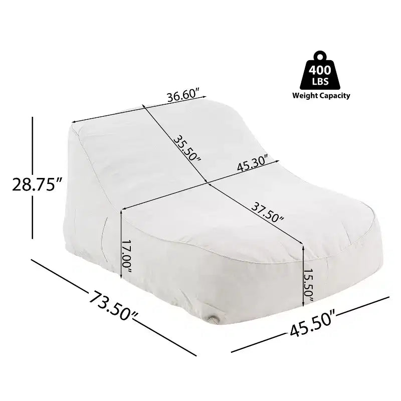 Pouf/Divano letto moderno da esterno