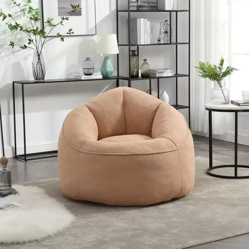 Sedia da divano a sacco Bedding, sedia a sacco con schiuma ad alta pressione, materiale per adulti con imbottitura in schiuma compressa, pouf a sacco con poggiapiedi