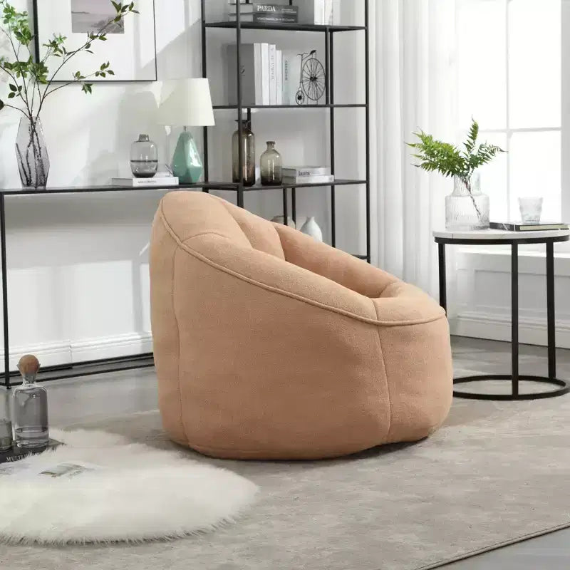Sedia da divano a sacco Bedding, sedia a sacco con schiuma ad alta pressione, materiale per adulti con imbottitura in schiuma compressa, pouf a sacco con poggiapiedi