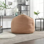 Sedia da divano a sacco Bedding, sedia a sacco con schiuma ad alta pressione, materiale per adulti con imbottitura in schiuma compressa, pouf a sacco con poggiapiedi