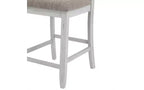 Sedia Girevole da Ufficio Senza Braccioli con Base Fissa a Rotelle Sostituibili, Design a Gambe Incrociate, in Tessuto