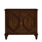 Mobile credenza 34 Geometric, credenza a 2 ante moderna con ripiano regolabile per ingresso, soggiorno