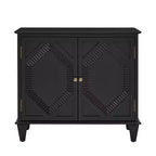 Mobile credenza 34 Geometric, credenza a 2 ante moderna con ripiano regolabile per ingresso, soggiorno