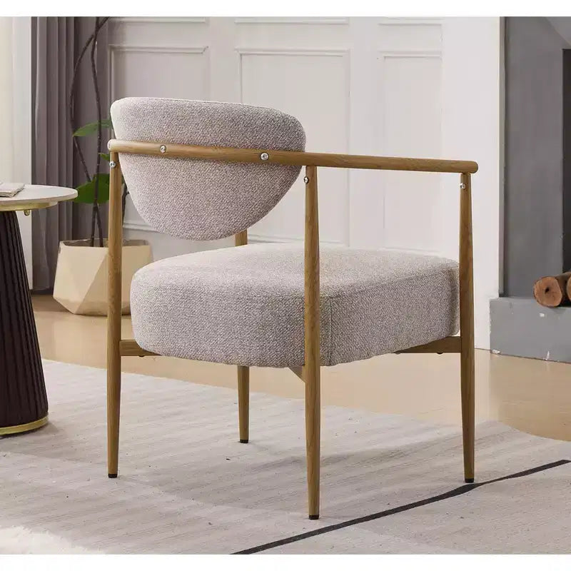 Sedia da pranzo moderna, sedia imbottita imbottita con struttura in metallo, sedia per soggiorno, camera da letto, sala da pranzo, ufficio domestico